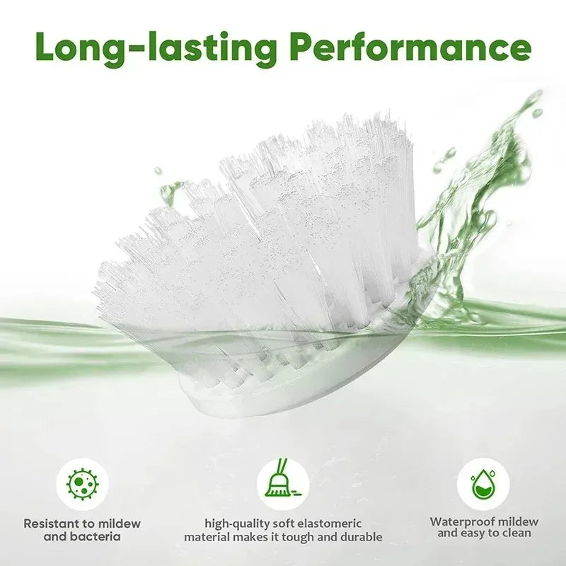 5-In-1 Electric Spin Scrubber Cleaning Brush for Bathroom Tile Bathtub Sink with 5 Replaceable Brush Heads